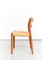 Vintage Teak No. 84 Dining Chairs by Niels Otto Møller for J.L. Møllers, 1980s, Set of 5 16