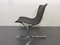 Italian Chromed Metal and Black Fabric Model Luar Club Chair by Ross Littell for ICF De Padova, 1960s 4