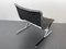 Italian Chromed Metal and Black Fabric Model Luar Club Chair by Ross Littell for ICF De Padova, 1960s, Image 2