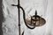 Antique Arts and Crafts Wrought Iron Adjustable Candleholder, Image 7