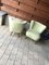 Hungarian Wasabi Color Club Chairs, 1950s, Set of 2, Image 5