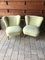 Hungarian Wasabi Color Club Chairs, 1950s, Set of 2 6