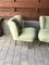 Hungarian Wasabi Color Club Chairs, 1950s, Set of 2 7