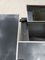 Vintage Sliding Black Glass and Chrome Coffee Table 6