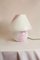 Vintage Pink Murano Glass Dafne Mushroom Table Lamp from Murano Vetri, 1970s, Image 8