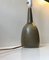 Vintage Danish Hares Fur Olive Glazed Ceramic Table Lamp from Palshus, 1950s 7