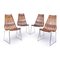 Mid-Century Rosewood Dining Chairs by Hans Brattrud for Hove Mobler, 1960s, Set of 4 2