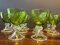 Mid-Century Model Yale Crystal Glasses from Val Saint Lambert, Set of 10 5