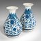 Vintage Oriental Ceramic Baluster Urn Vases, 1990s, Set of 2 2