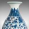Vintage Oriental Ceramic Baluster Urn Vases, 1990s, Set of 2 9