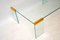 Vintage Italian Glass and Brass Coffee Table from Gallotti & Radice, 1970s, Image 5