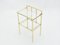 Brass and Glass Side Tables Attributed to Marc Duplantier, 1960s, Set of 2, Image 8