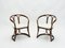 Brass and Bamboo Lounge Chairs, 1960s, Set of 2 3