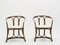 Brass and Bamboo Lounge Chairs, 1960s, Set of 2 11