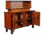 Art Deco Italian Burl Walnut Credenza with Display Cabinet from Strada Abramo, 1930s, Image 2