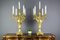 Große Kerzenhalter aus Bronze im Louis XV Stil, 1920er, 2er Set 3