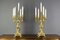 Rococo Style Bronze Candleholders with Dolphins, 1920s, Set of 2, Image 1