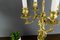 Candelabros estilo Rococó de bronce con delfines, años 20. Juego de 2, Imagen 8