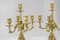 Rococo Style Bronze Candleholders with Dolphins, 1920s, Set of 2 17