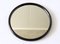 Dutch Round Ebonized Ash Mirror from Pieterman, 1960s 1