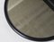Dutch Round Ebonized Ash Mirror from Pieterman, 1960s 3