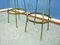 Mid-Century Leather and Steel Bar Stools, 1950s, Set of 4 14
