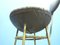 Mid-Century Leather and Steel Bar Stools, 1950s, Set of 4, Image 12