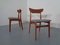 Danish Teak Dining Chairs by Schiønning & Elgaard, 1960s, Set of 2 3