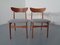 Danish Teak Dining Chairs by Schiønning & Elgaard, 1960s, Set of 2 4