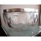 Large Art Deco Faceted Crystal and Silvered Bowl from Kirby Beard & Co, 1930s 9