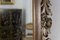 Espejo de pared estilo barroco de madera tallada, años 30, Imagen 17