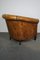 Vintage Dutch Cognac-Colored Leather Club Chair, Image 9