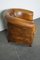 Vintage Dutch Cognac-Colored Leather Club Chair, Image 7