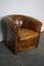 Club chair vintage in pelle color cognac, Paesi Bassi, Immagine 2