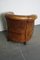 Vintage Dutch Cognac-Colored Leather Club Chair, Image 9