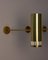 Large Mid-Century Scandinavian Brass Sconce from Borås, 1960s, Image 12