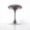 Black and Red Trumpet Base Stool, 1970s 3