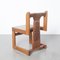 Solid Pine Tripod Dining Chair, 1970s, Image 13