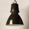 Industrial Light Black Enamel Factory Ceiling Lamp, Image 5