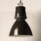 Industrial Light Black Enamel Factory Ceiling Lamp, Image 1