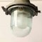 Lampada a sospensione vintage industriale grigia, Immagine 4