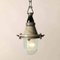 Lampada a sospensione vintage industriale grigia, Immagine 6