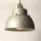 Lampada da soffitto industriale vintage grigio metallizzato, Immagine 3