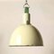 Lampe à Suspension Vintage Industrielle Vert Citron, URSS 1