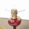 Vintage Ruby Red Aladdin Table Lamp 5