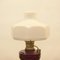Vintage Ruby Red Aladdin Table Lamp 3