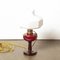 Vintage Ruby Red Aladdin Table Lamp 2