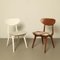 Vintage White Chair by Louis van Teeffelen for WeBe 5