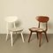 Weißer Vintage Stuhl von Louis van Teeffelen für WeBe 5