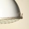 Vintage Industrial Grey Enamel Boll Glass Pendant Lamp 6